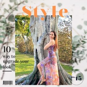 Nwt, Nordstrom dress, sheer max with split, size m, boho spring dress,